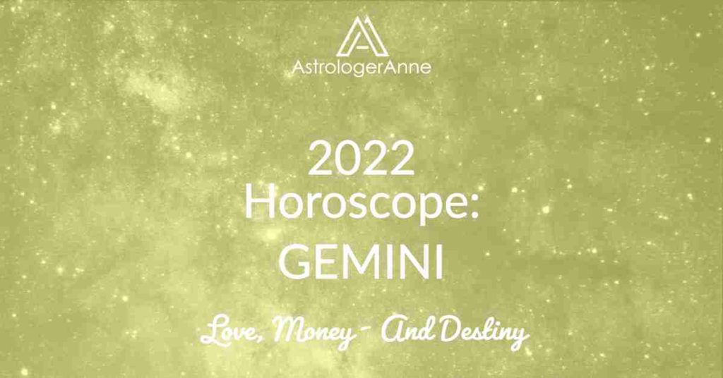 Starry yellow sky for Gemini 2022 horoscope - love, money, and destiny