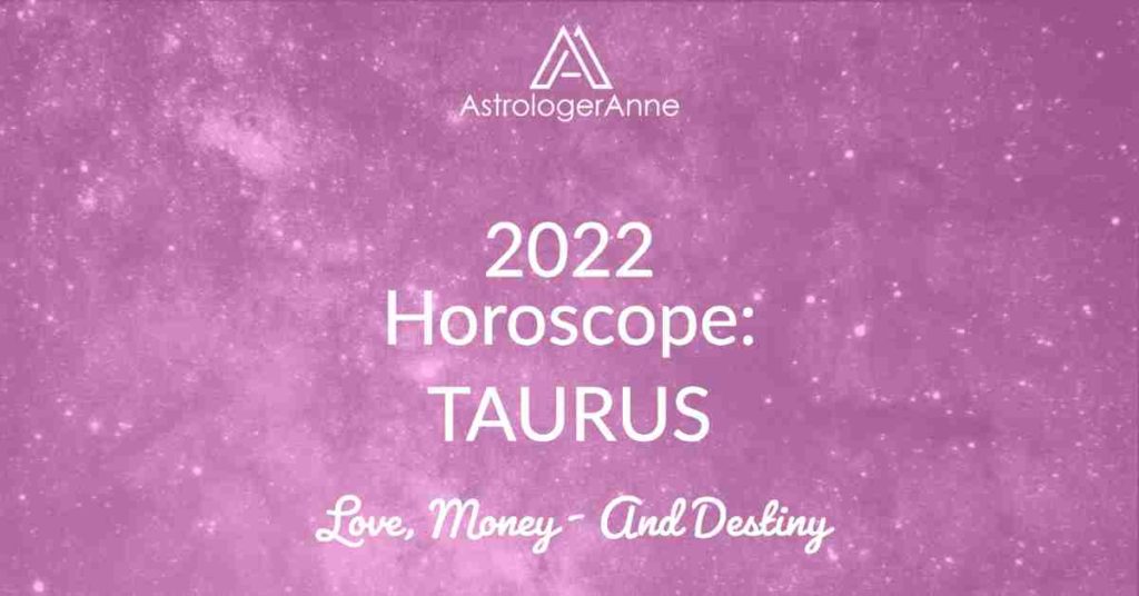 Starry dark pink sky for Taurus 2022 horoscope - love, money, and destiny